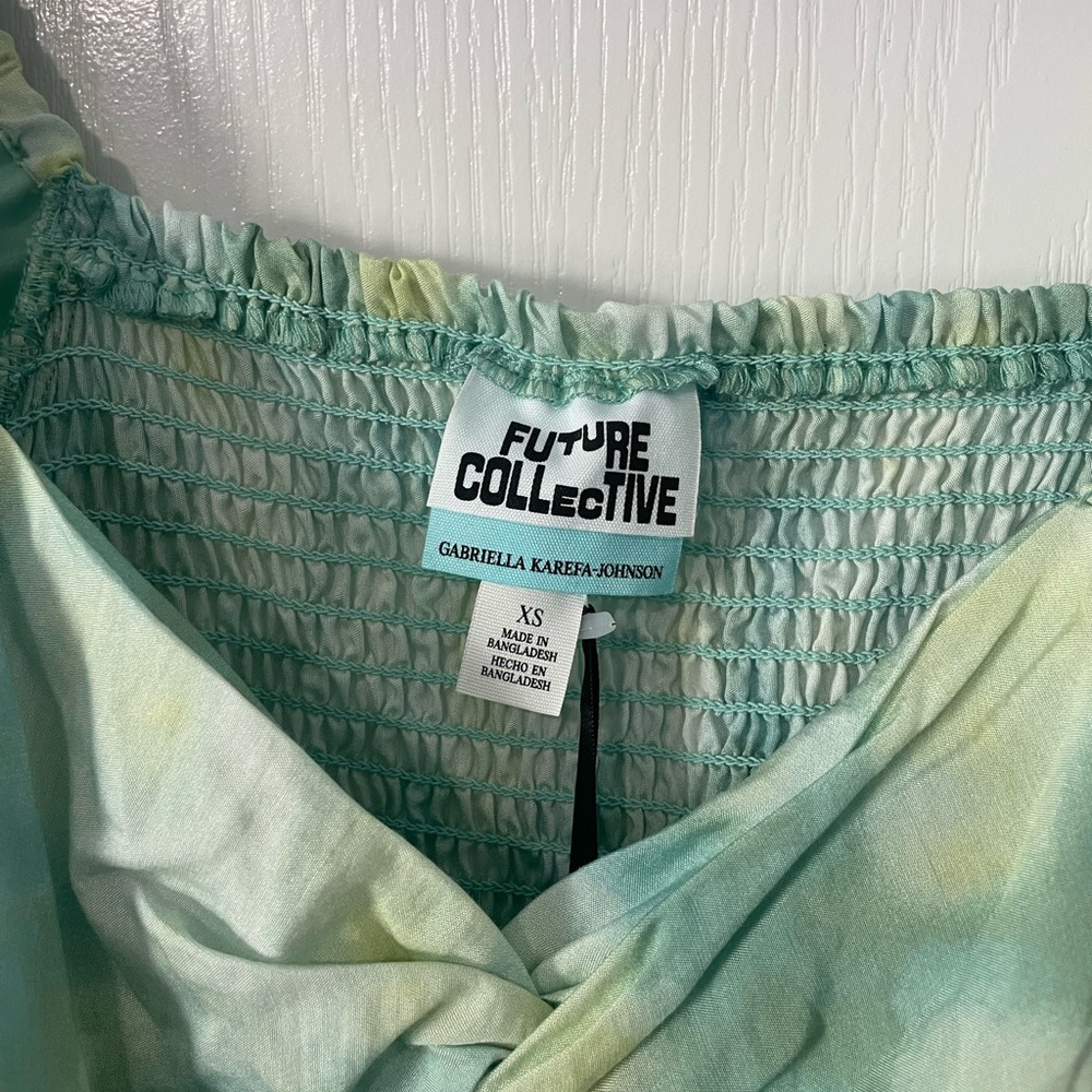 Target, Future Collective, XS, Tie-Dye, Spring Mini Dress, NWT - Picture 4 of 5